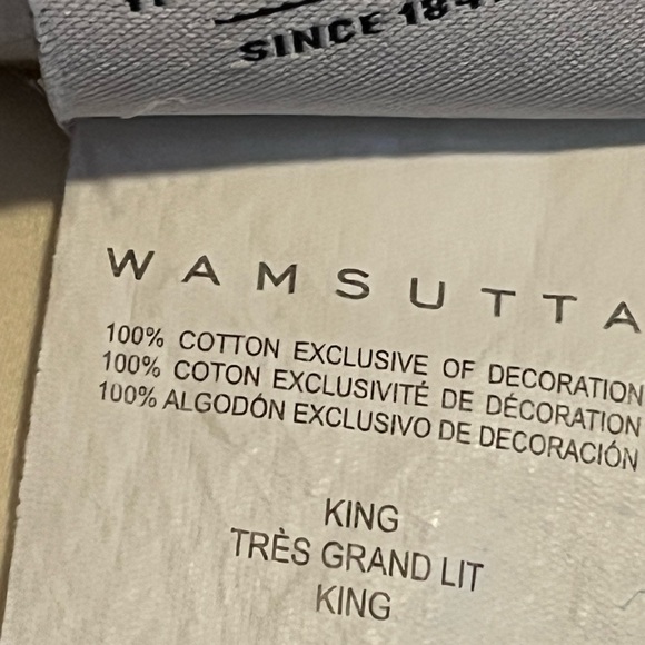 Vintage Wamsutta RN 100350  King size flat sheet Firm  Price - Picture 3 of 16